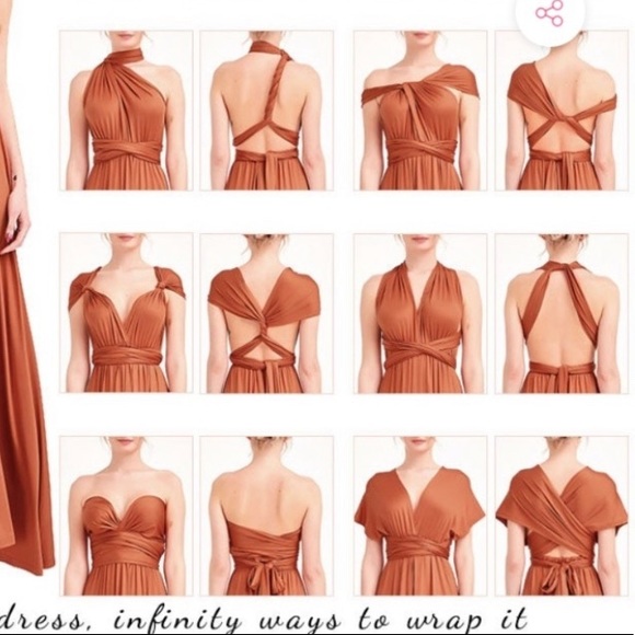 Infinity Long Jumpsuit in Red - Picture 7 of 7